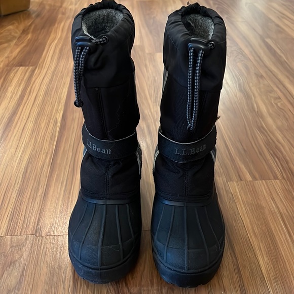 Bottes De Neige L.L.Bean Enfant Taille 2, Noires, Doublées Feutre, Semelle Crantée, Modèle 991 Northwoods